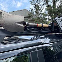 Photo of the Frontrunner Shovel Mount.